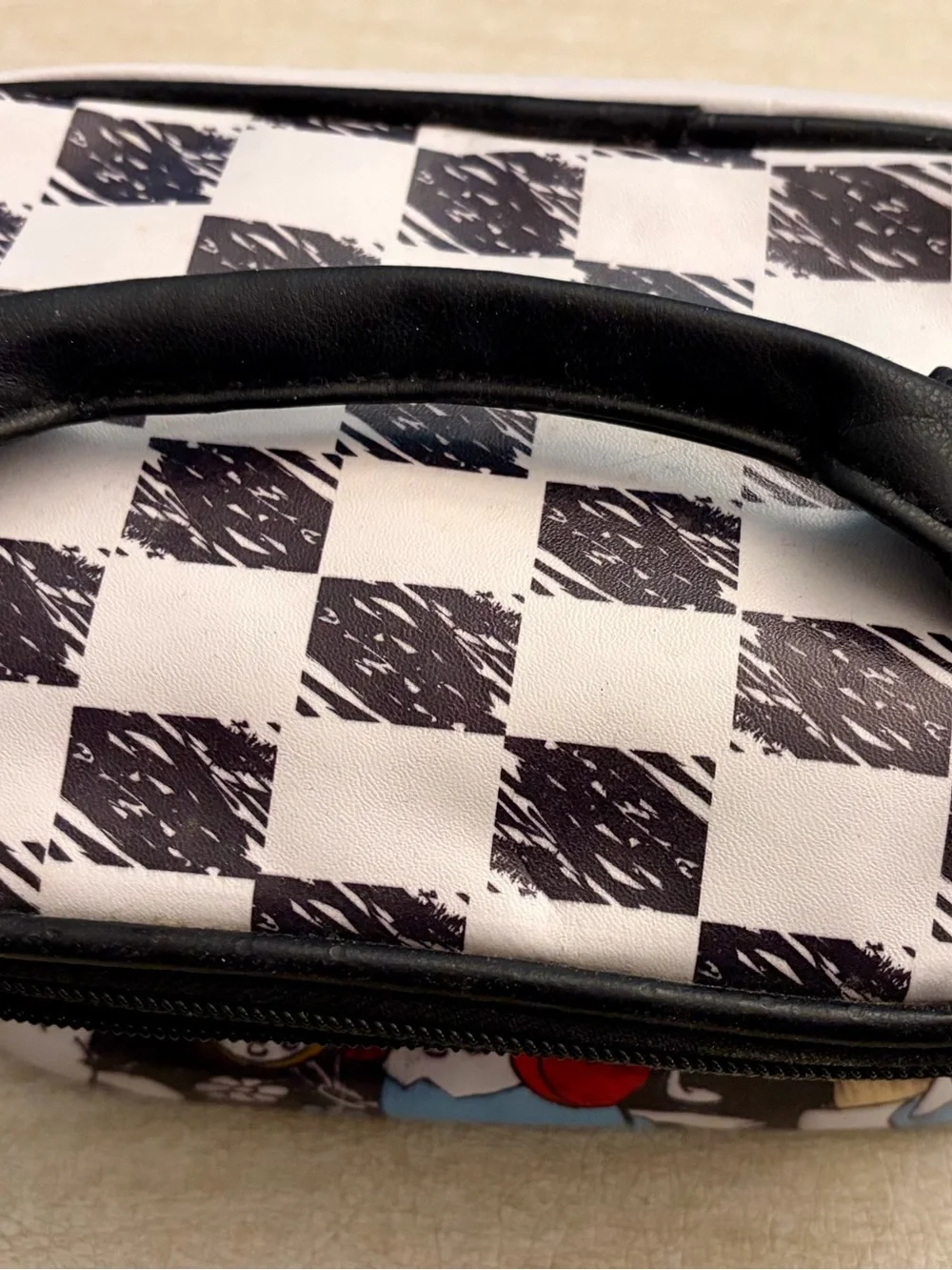 Disney Black Travel Makeup Case with Clear Mirror Window